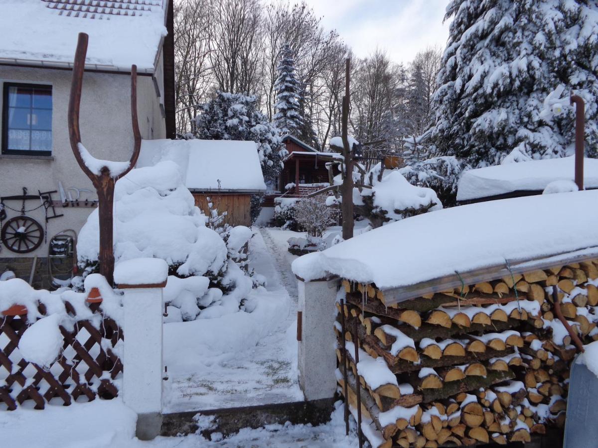 Villa Ferienhaus Sachse Pockau Exterior foto